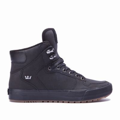 Férfi Supra VAIDER COLD WEATHER Magasszárú Cipő HU391605 Fekete